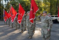 Maj. Gen. Christian says farewell in relinquishment of command ceremony