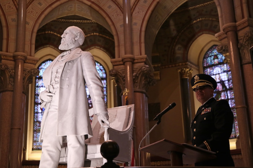 President Garfield revered and remembered