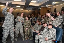 Brig. Gen. Alice Treviño visits Schriever Airmen