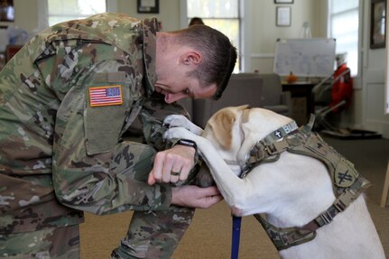 Unit Ministry Dog Boosts Morale