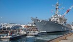 USS John S. McCain leaves dry dock, continues repairs in Yokosuka