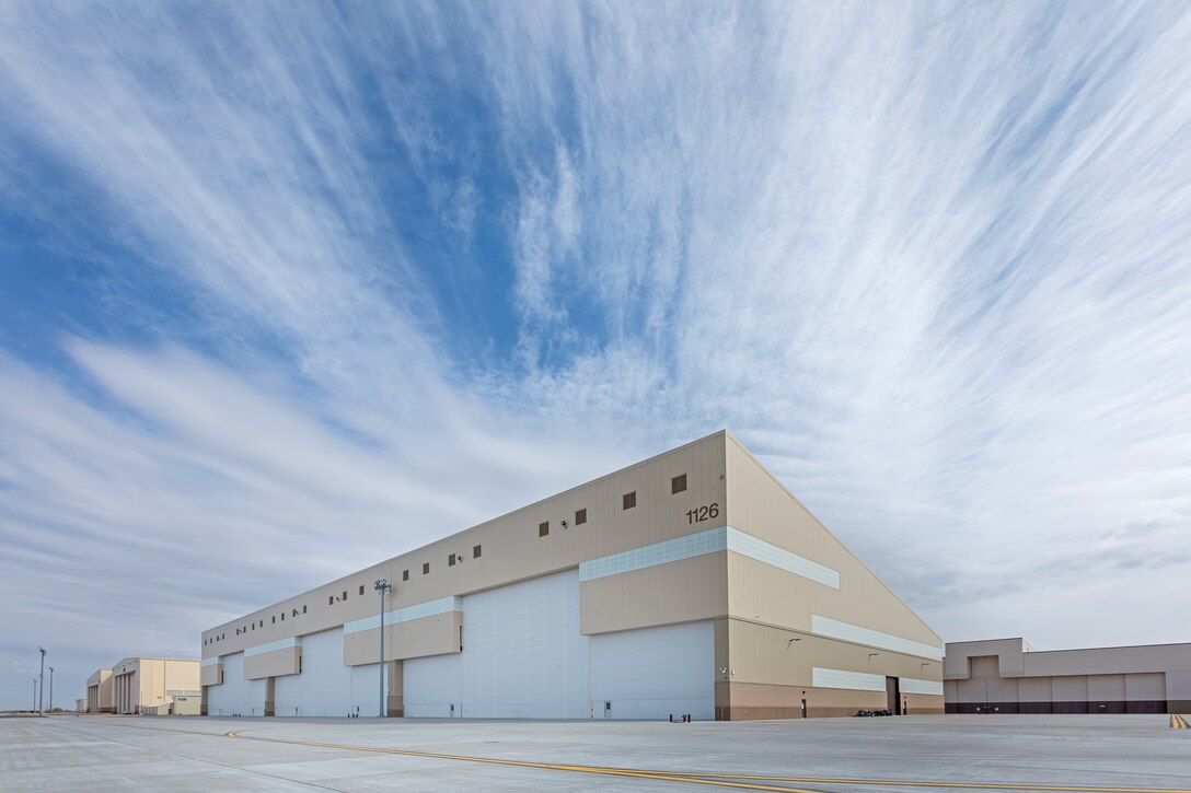 The KC-46A Three-Bay General Maintenance Hangar, McConnell Air Force Base, Kansas, received an Honor Award in the Facility Design category of the 2018 Air Force Design Awards.