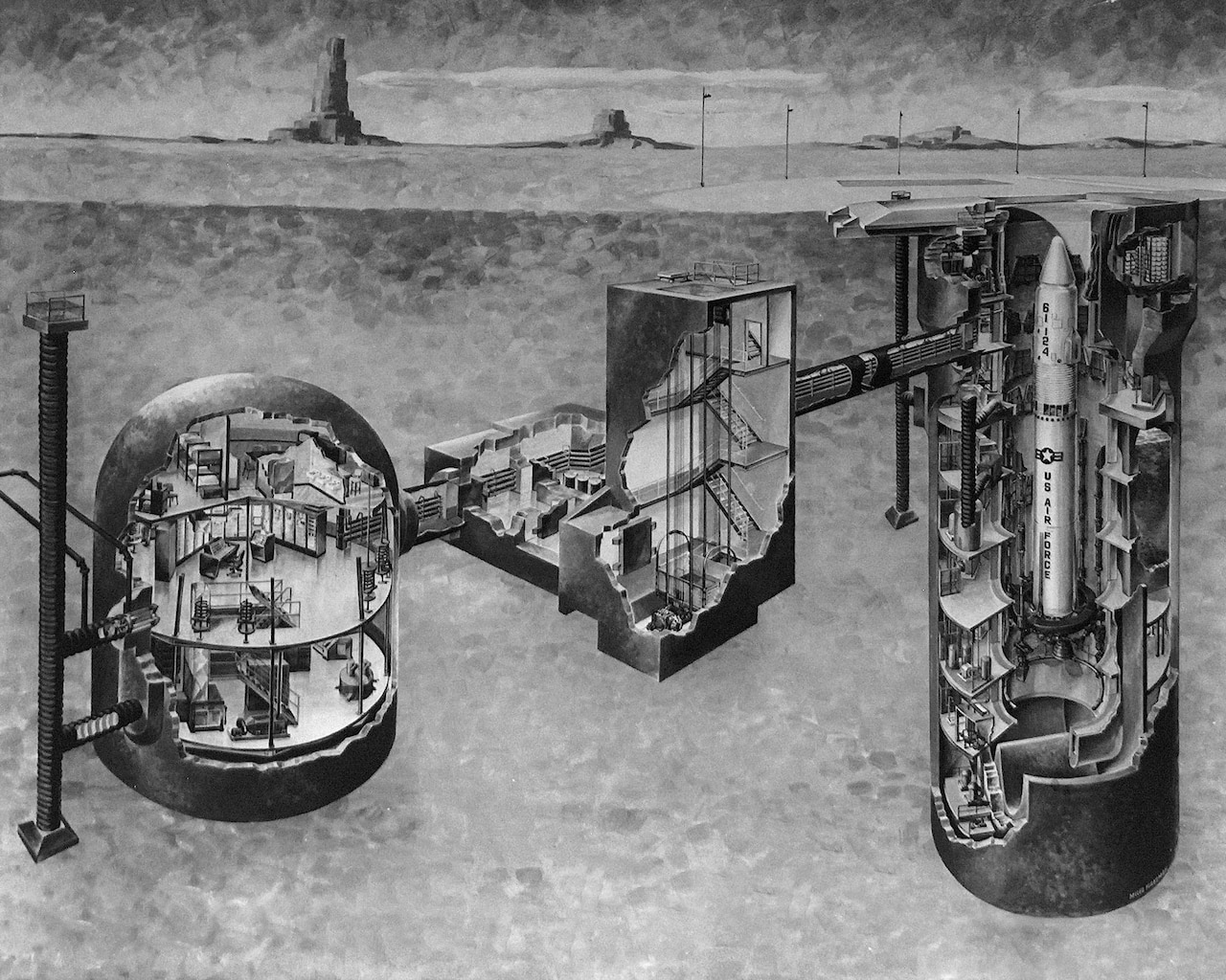 Nuclear Missile Silos In Us