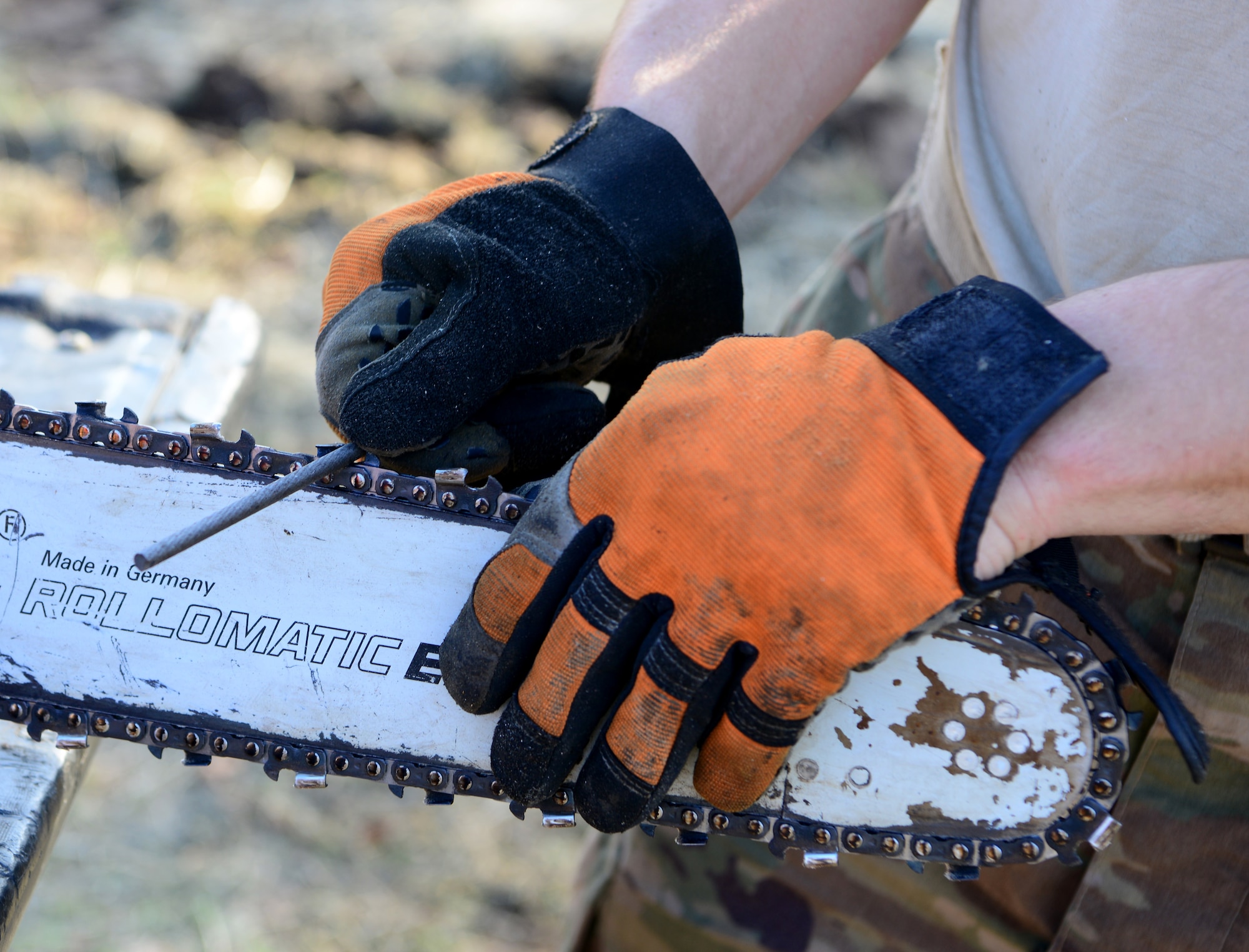 Lumber jacks of all trades: 9th CES Dirt Boyz cut trees, clear brush