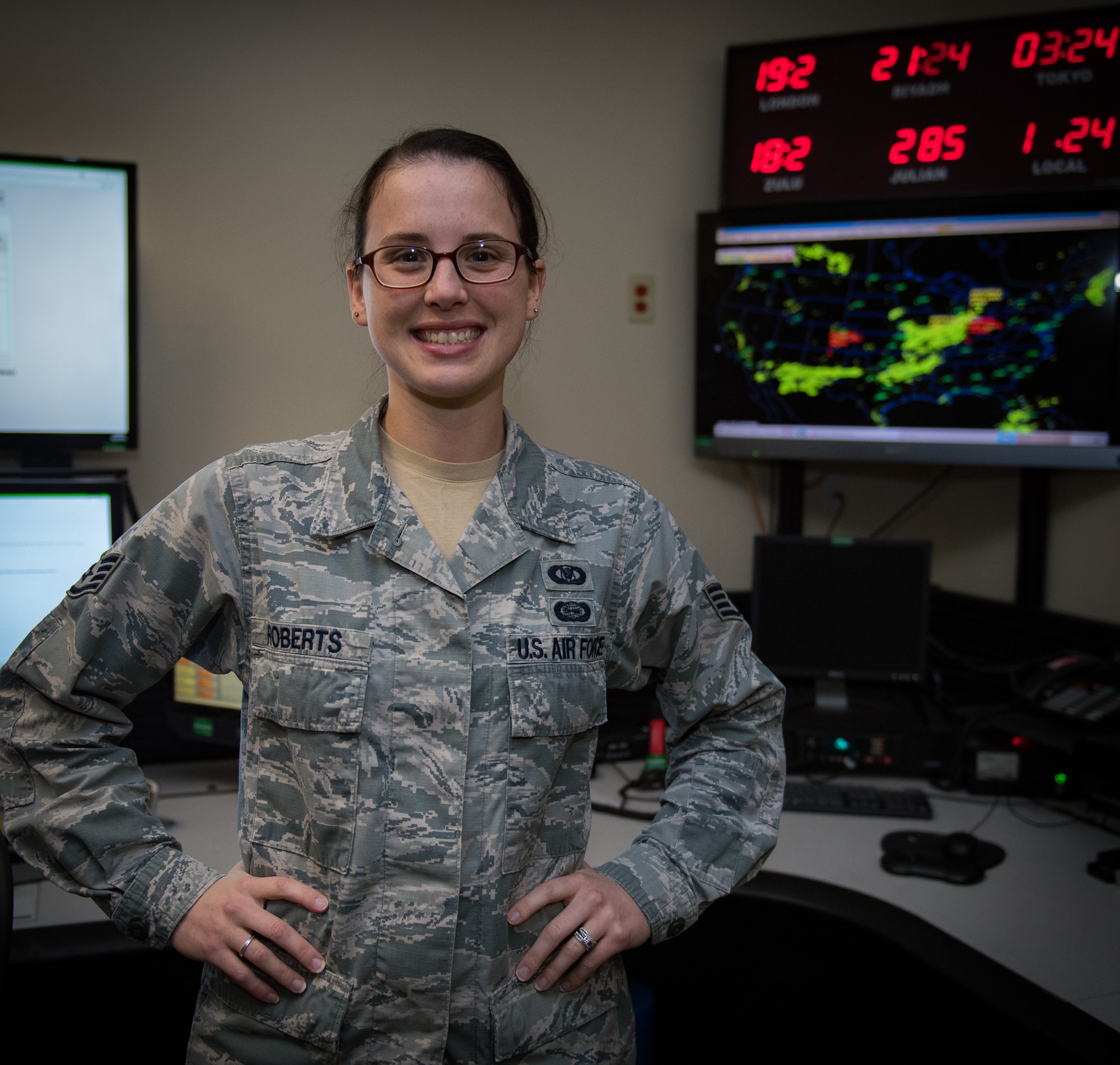 932nd Airlift Wing Airman Spotlight on Command Post technician, Staff Sgt. Jessica Roberts.