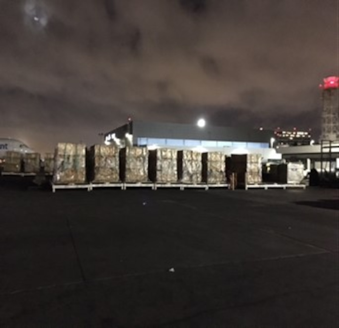 Barstow distribution center supplies tents to victims of Super Typhoon Yutu