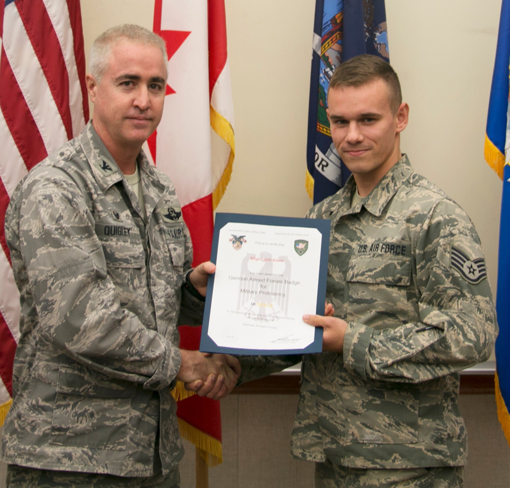 Adam Earns German Armed Forces Award