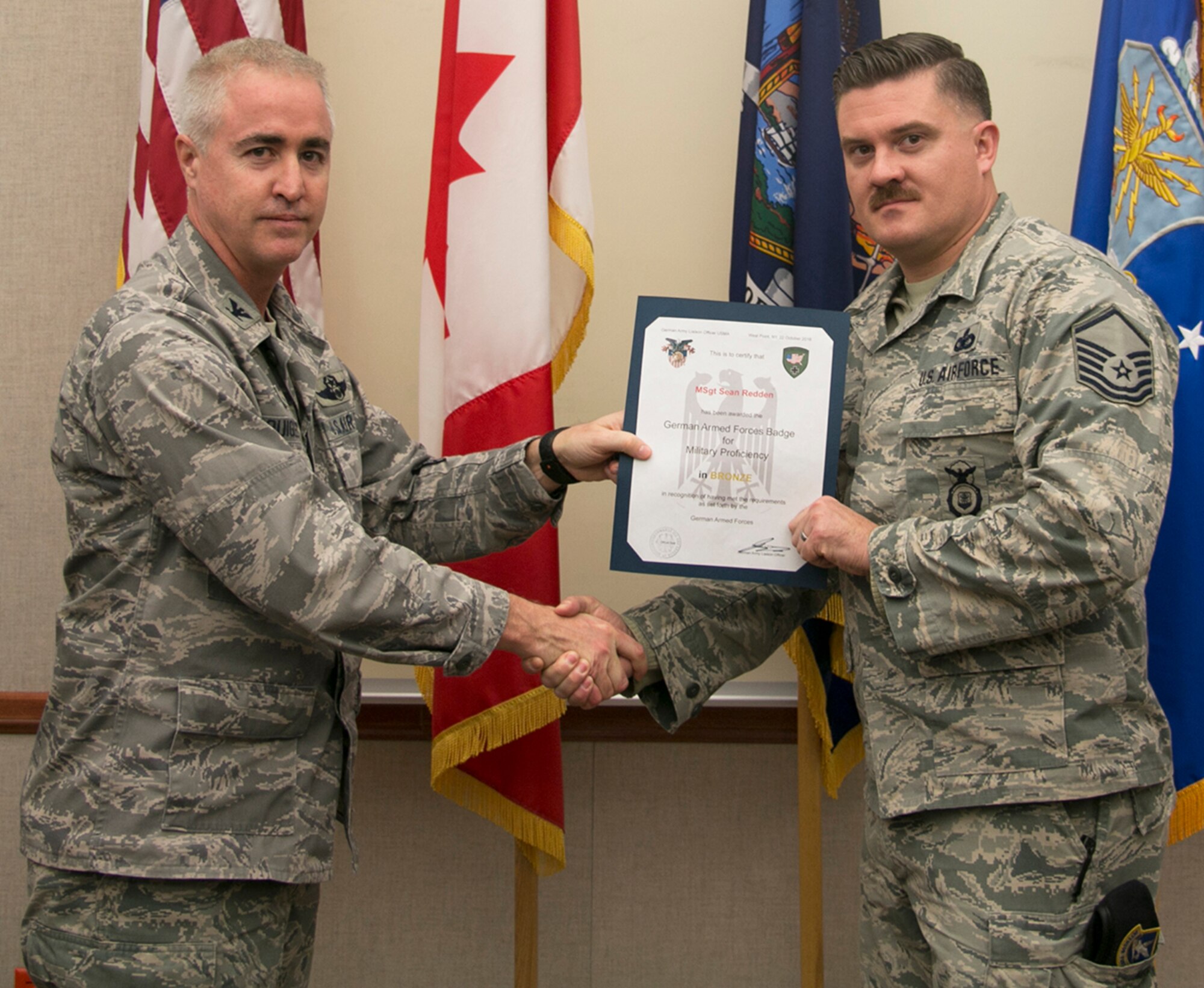 Redden Receives German Military Award
