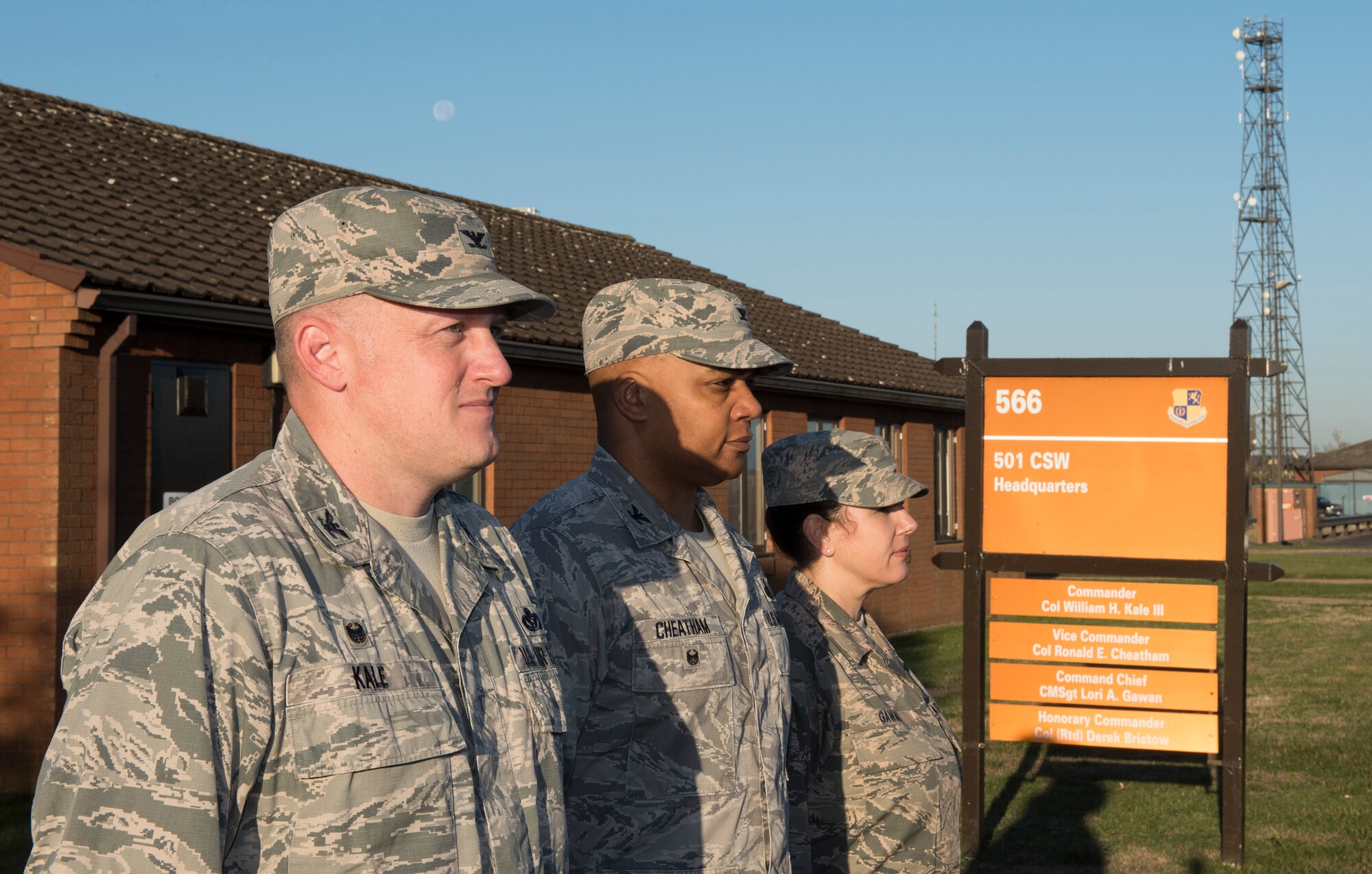 3rd Air Force Leadership visit 501st Combat Support Wing