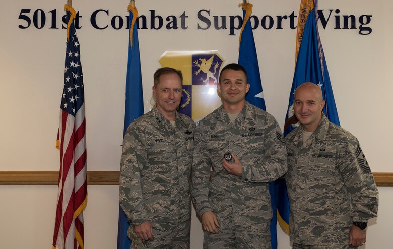 3rd Air Force Leadership visit 501st Combat Support Wing