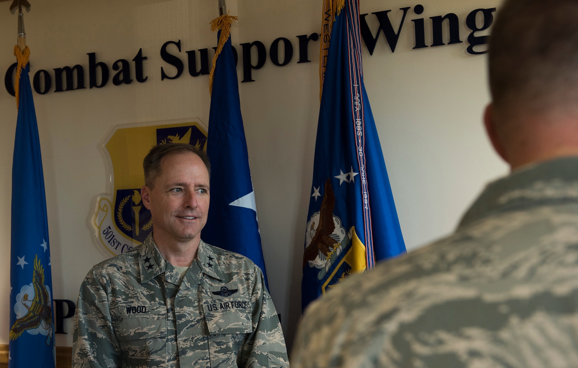 3rd Air Force Leadership visit 501st Combat Support Wing