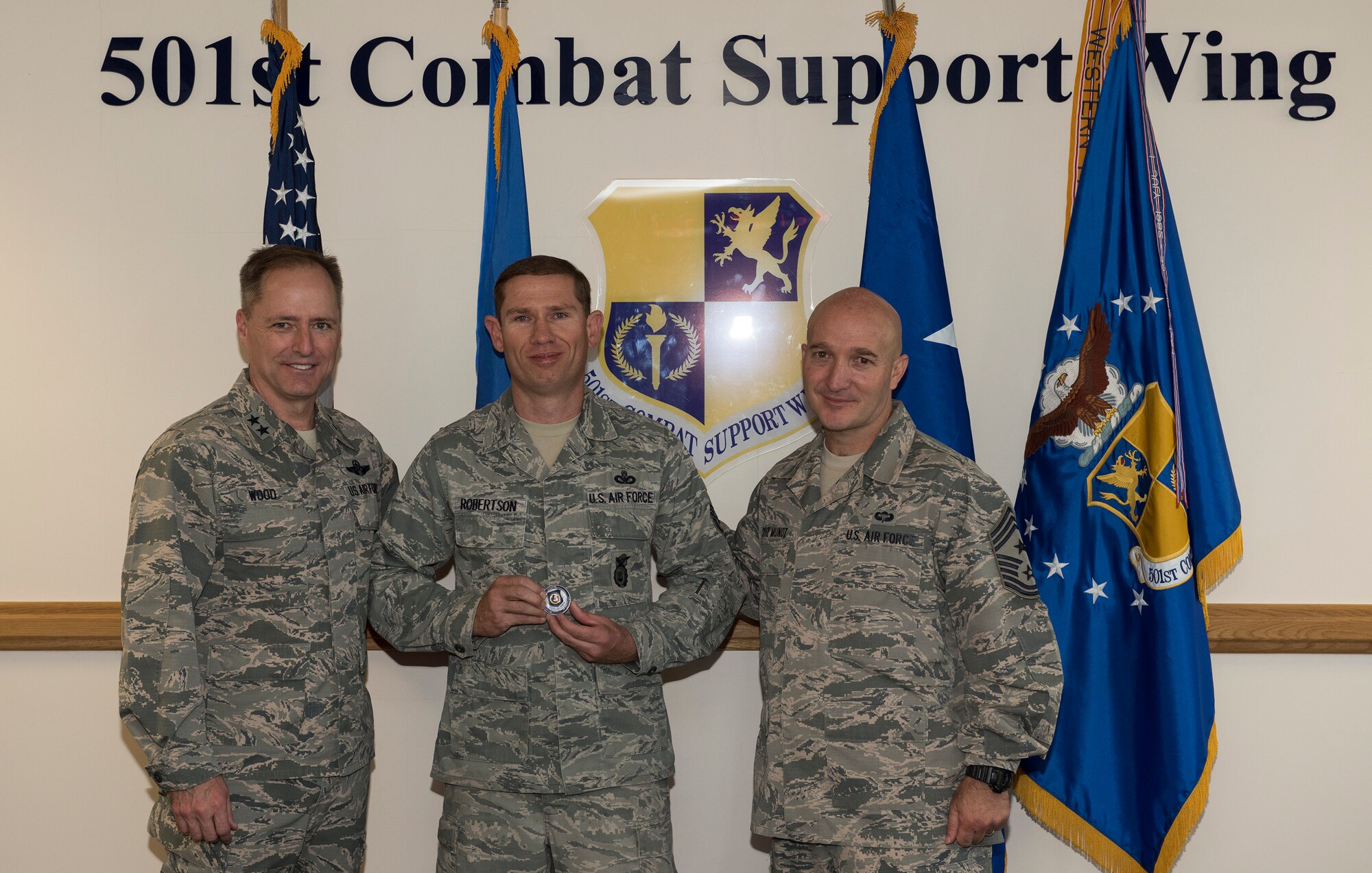 3rd Air Force Leadership visits 501st Combat Support Wing