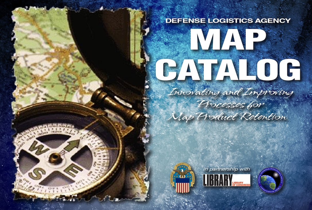 DLA Map Catalog graphic/compass image