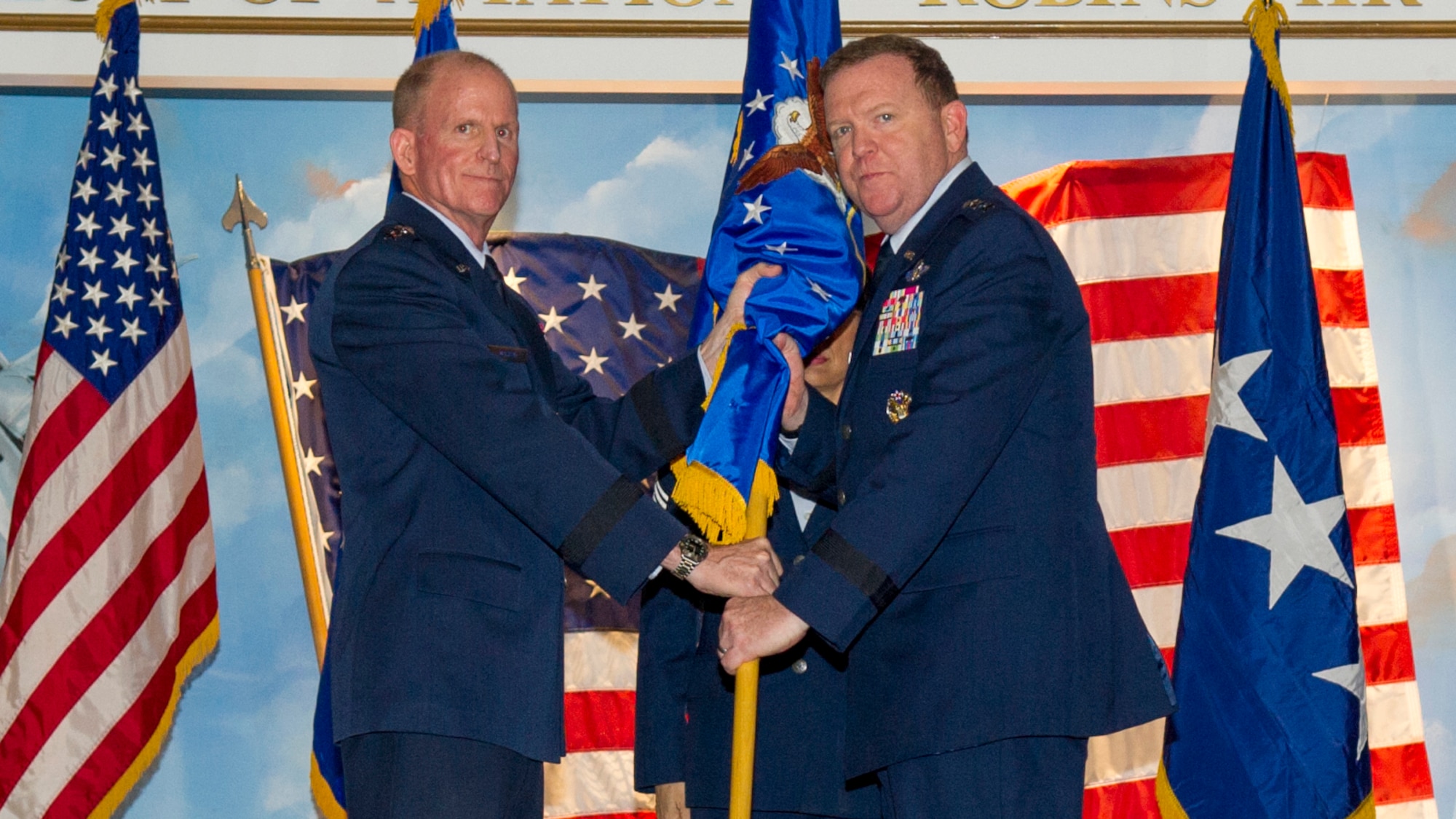 Scobee assumes command of AFRC