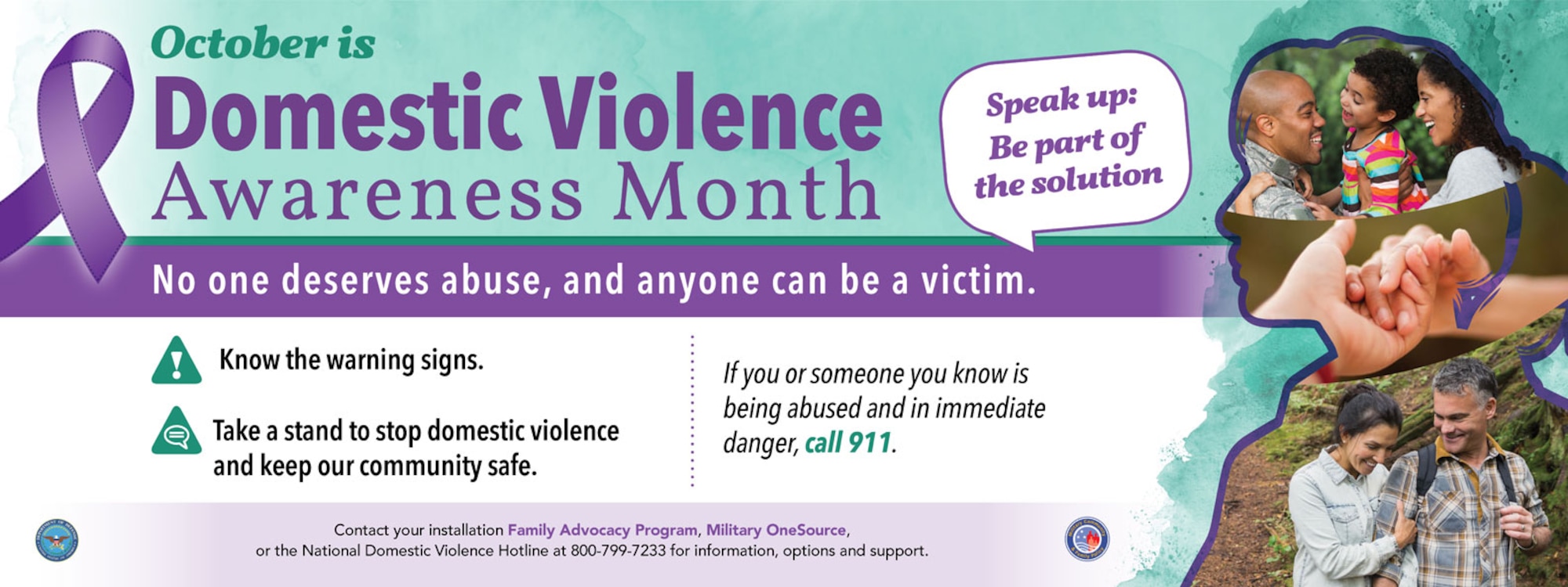 October domestic violence awareness month > Dyess Air Force Base > News