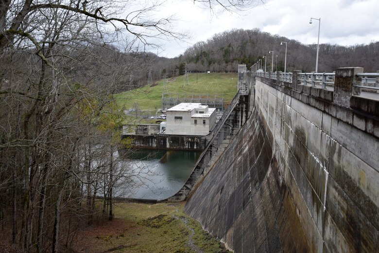 The U.S. Army Corps of Engineers Nashville District invites the public to attend a commemoration to celebrate the 75th Anniversary of Dale Hollow Dam and Reservoir 10 a.m. (Central Standard Time) Friday, Oct. 19, 2018 at the dam’s overlook in Celina, Tenn. The dam and reservoir will serve as the backdrop for this historical occasion. (USACE Photo by Lee Roberts)