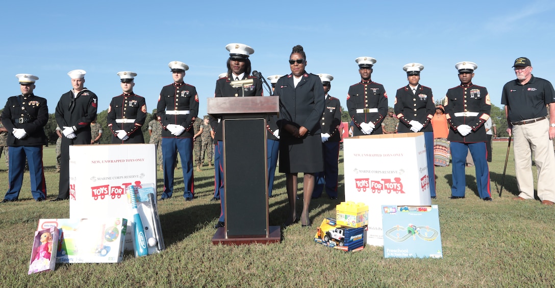 The 71st annual Toys for Tots officially kicks off its campaign, October 1, aboard Marine Corps Logistics Base Albany. Toys for Tots is the largest Department of Defense outreach program and serves as a platform for the Marine Corps and the local community to provide toys for underprivileged children in Southwest Georgia. Last year, the joint effort collected more than 48,000 toys and raised approximately $9,000 in Southwest Georgia. These generous donations made it possible to help more than 4,000 children in the local area. (U.S. Marine Corps photo by Re-Essa Buckels).