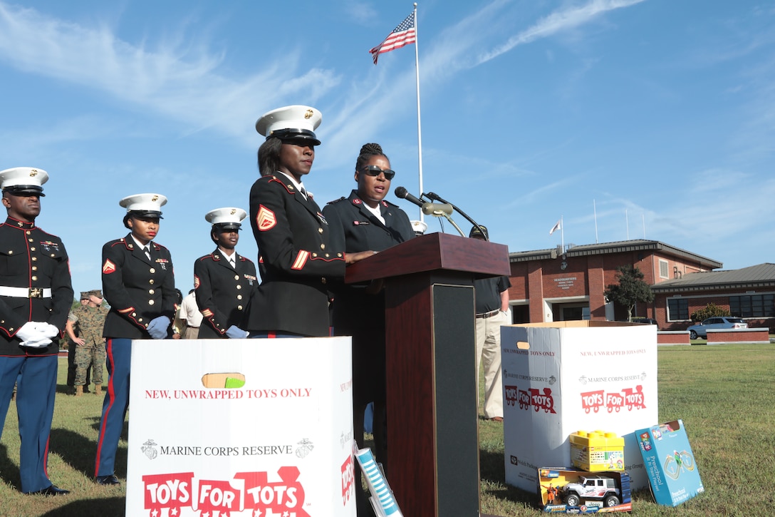 The 71st annual Toys for Tots officially kicks off its campaign, October 1, aboard Marine Corps Logistics Base Albany. Toys for Tots is the largest Department of Defense outreach program and serves as a platform for the Marine Corps and the local community to provide toys for underprivileged children in Southwest Georgia. Last year, the joint effort collected more than 48,000 toys and raised approximately $9,000 in Southwest Georgia. These generous donations made it possible to help more than 4,000 children in the local area. (U.S. Marine Corps photo by Re-Essa Buckels).