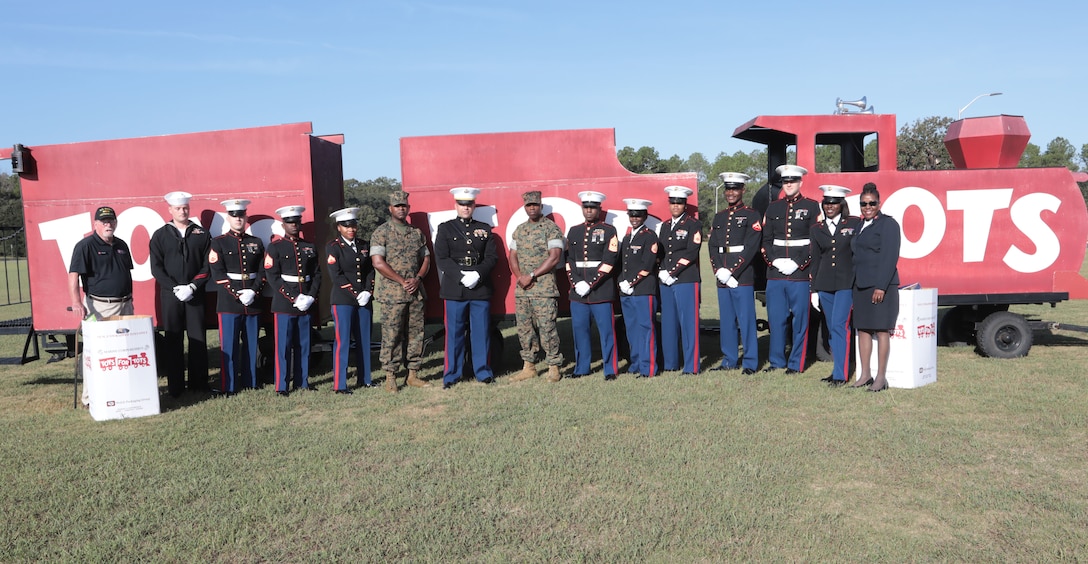 The 71st annual Toys for Tots officially kicks off its campaign, October 1, aboard Marine Corps Logistics Base Albany. Toys for Tots is the largest Department of Defense outreach program and serves as a platform for the Marine Corps and the local community to provide toys for underprivileged children in Southwest Georgia. Last year, the joint effort collected more than 48,000 toys and raised approximately $9,000 in Southwest Georgia. These generous donations made it possible to help more than 4,000 children in the local area. (U.S. Marine Corps photo by Re-Essa Buckels).