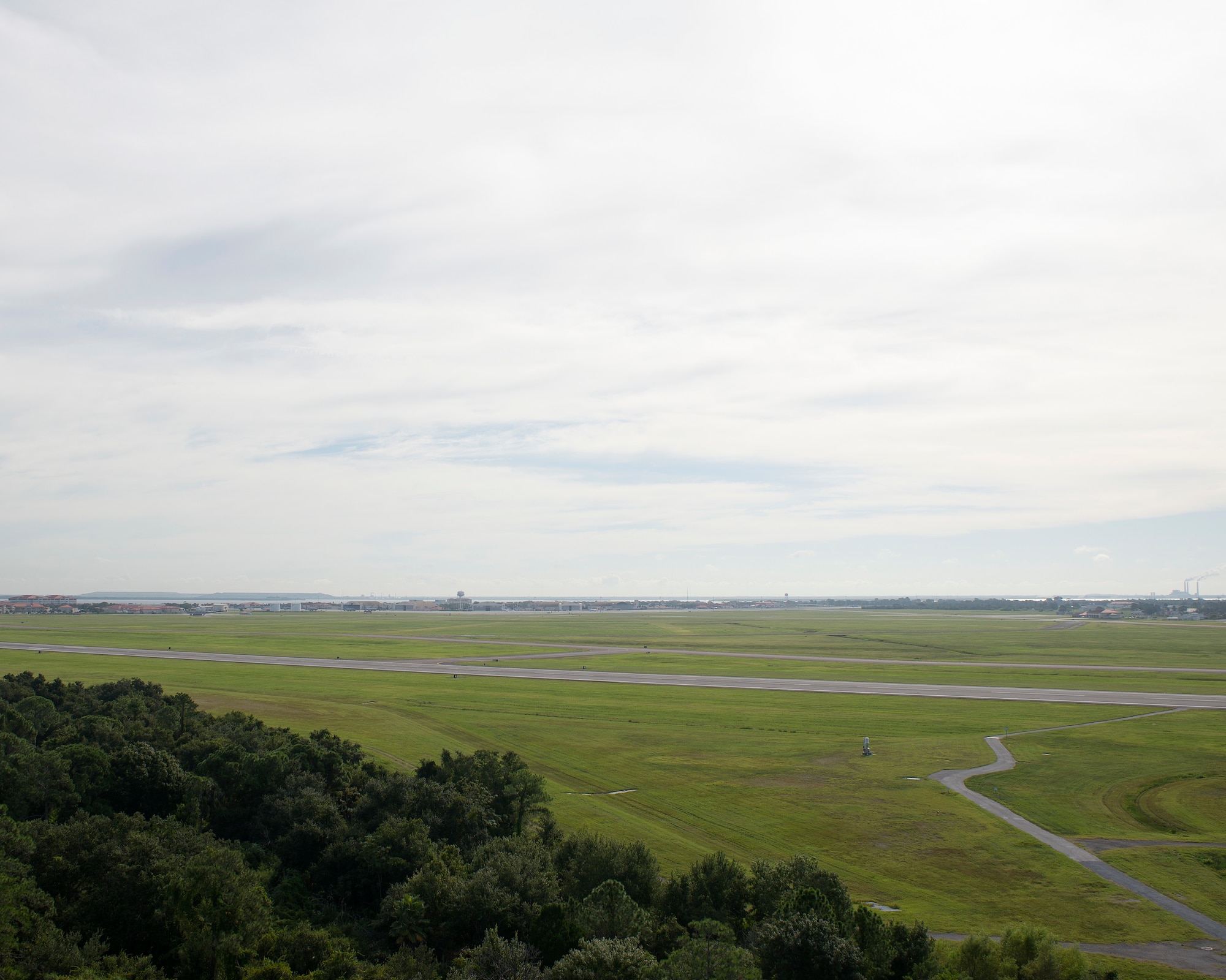 The quiet flightline on a Monday morning at MacDill Air Force Base, Florida, Oct. 1, 2018.