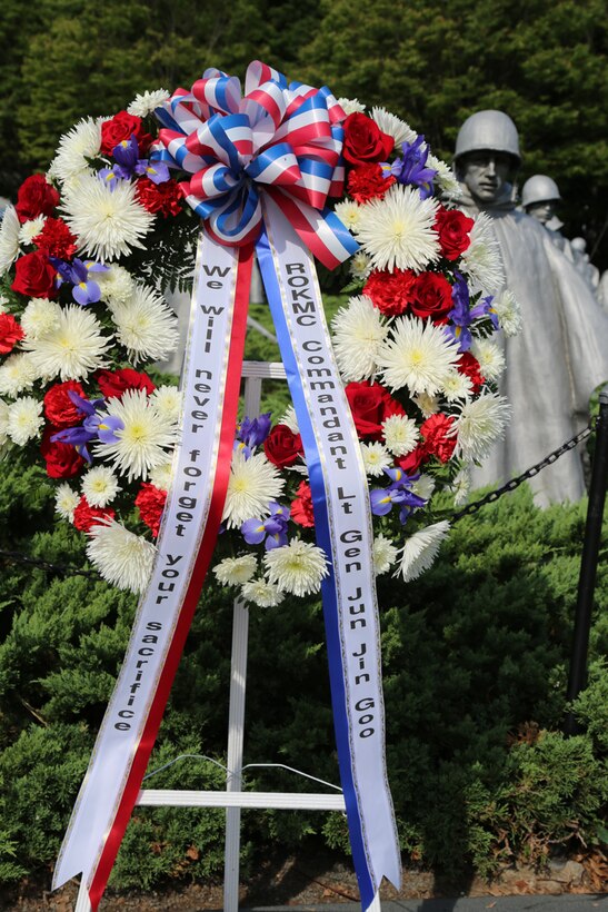 Wreath Laying at Korean War Veterans Memorial