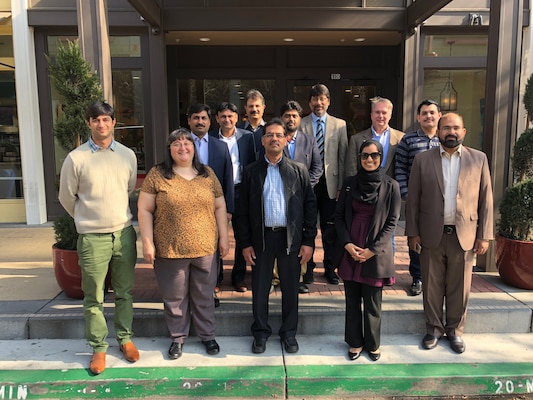 Representatives from Pakistan, the U.S. Army Corps of Engineers, and U.S. State Department during a visit to the United States to share water resources expertise at the USACE Institute for Water Resources Hydrologic Engineering Center in Davis, California.