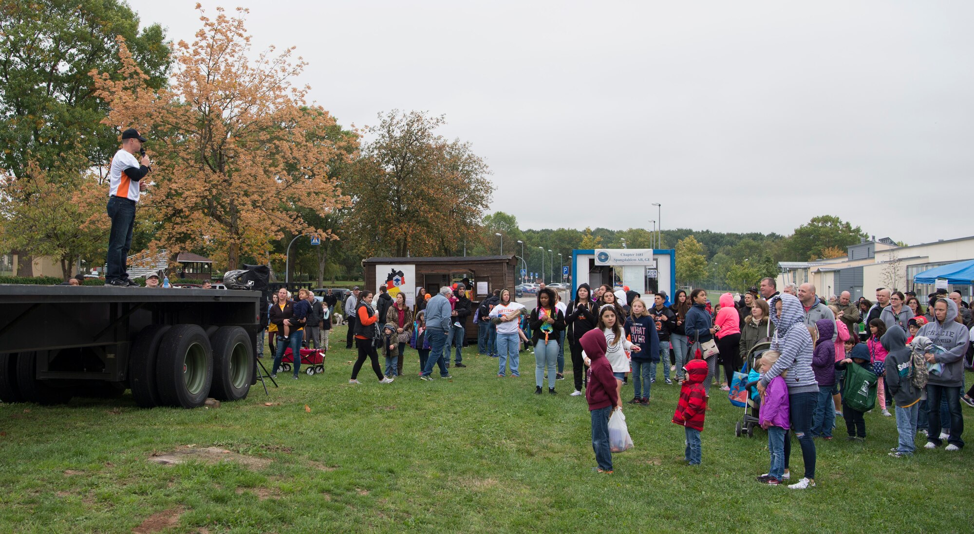 The parade and pep rally headlined the events for the base populace of Spangdahlem.