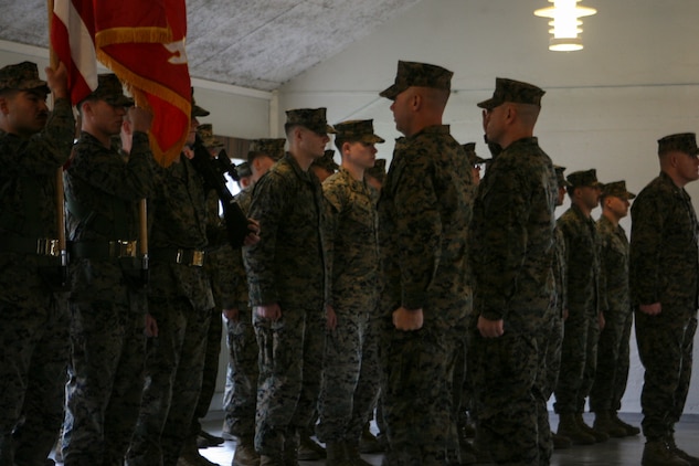 U.S. Marines and Sailors from 3rd Battalion, 8th Marine Regiment, mark an expanded rotational presence in Norway with a transfer-of-authority ceremony today in Setermoen, Norway, Oct.1,  2018. The incoming battalion relieved 1st Battalion, 6th Marine Regiment as Marine Rotational Force-Europe 19.1. This is the first deployment of the expanded Marine Corps rotational presence of approximately 700 Marines in Norway, which was announced by the Government of Norway in August.