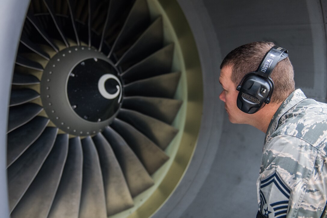 Ready for flight, after foggy morning inspection.