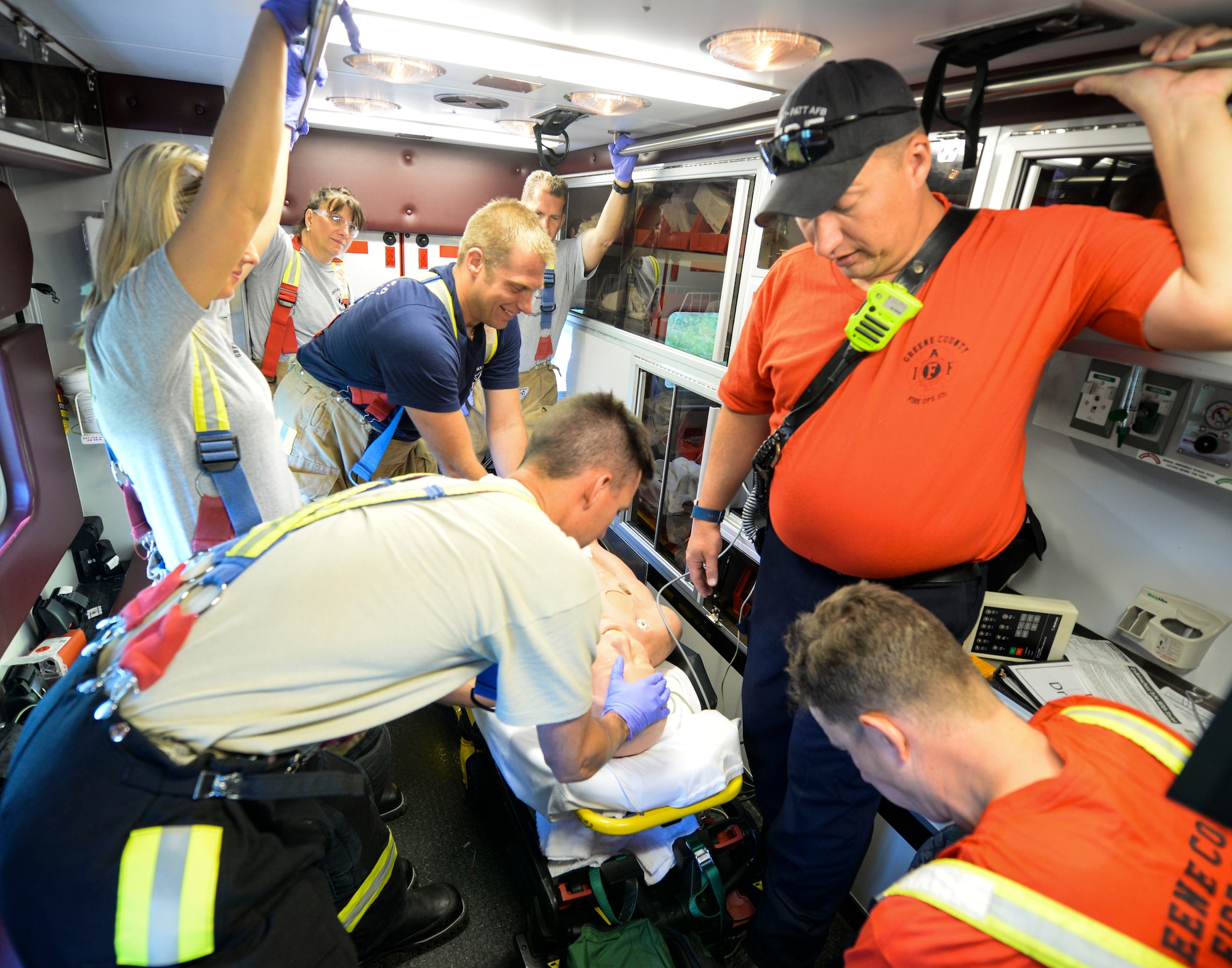 Fire Ops 101 event at Wright-Patterson Air Force Base