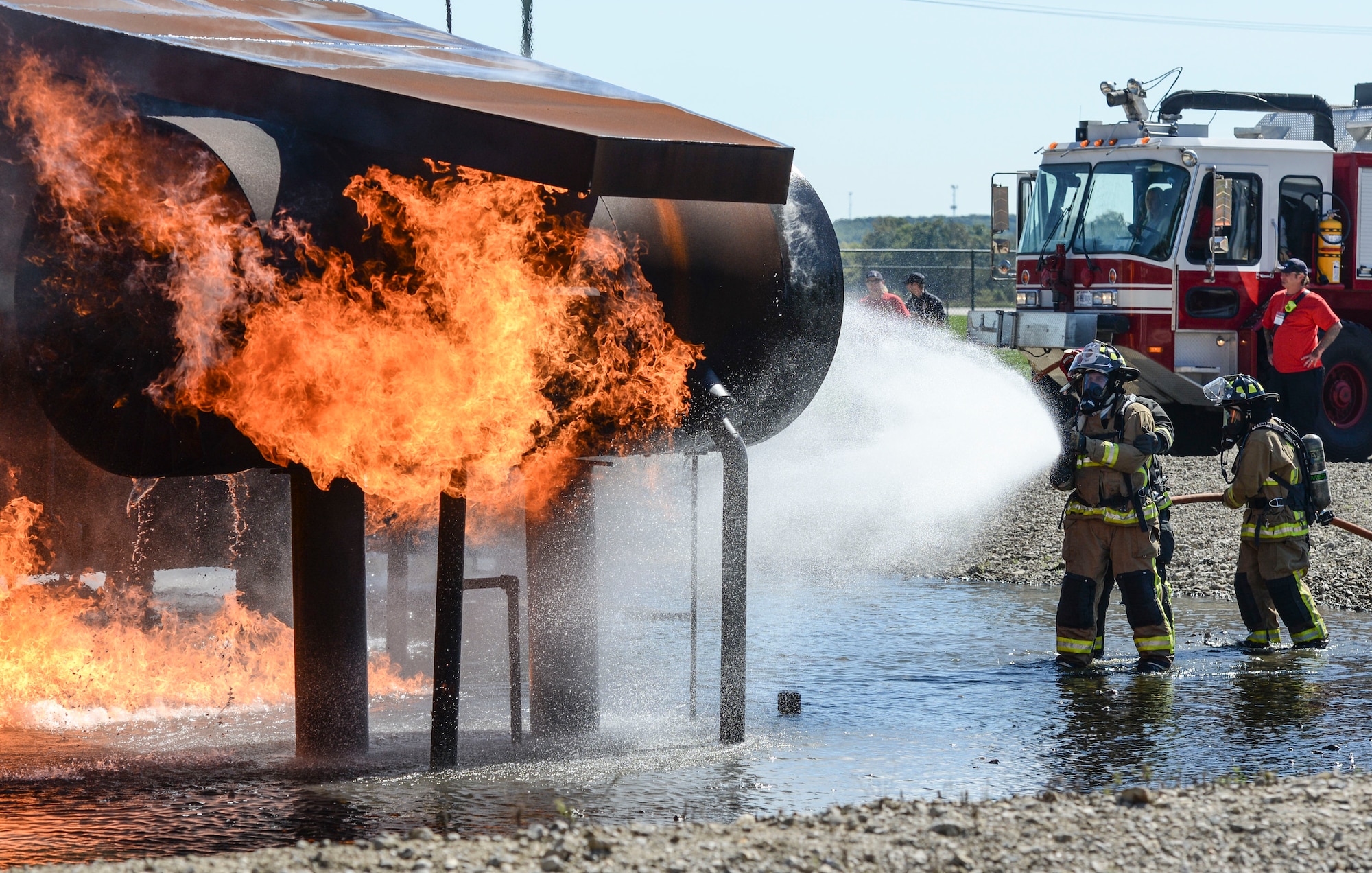 Fire Ops 101 event at Wright-Patterson Air Force Base