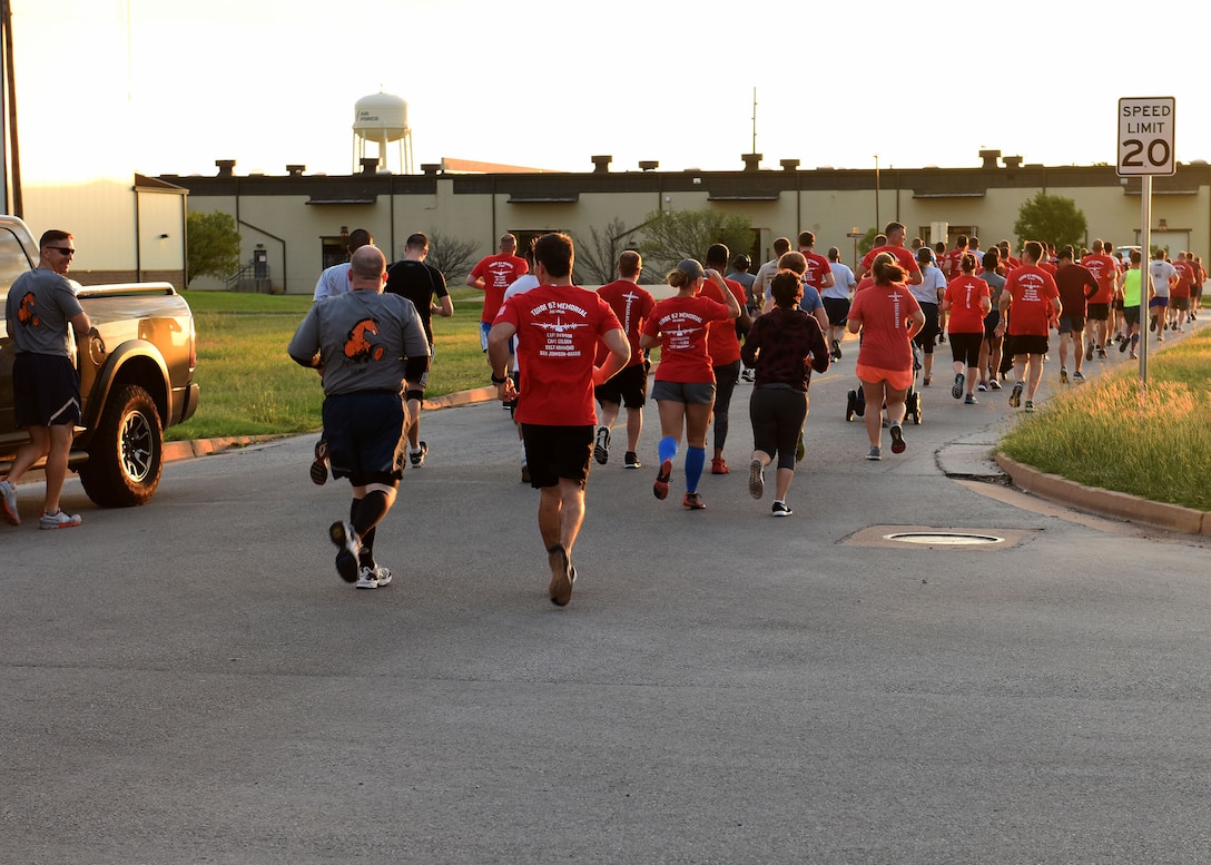 Memorial run honors TORQE 62 Airmen