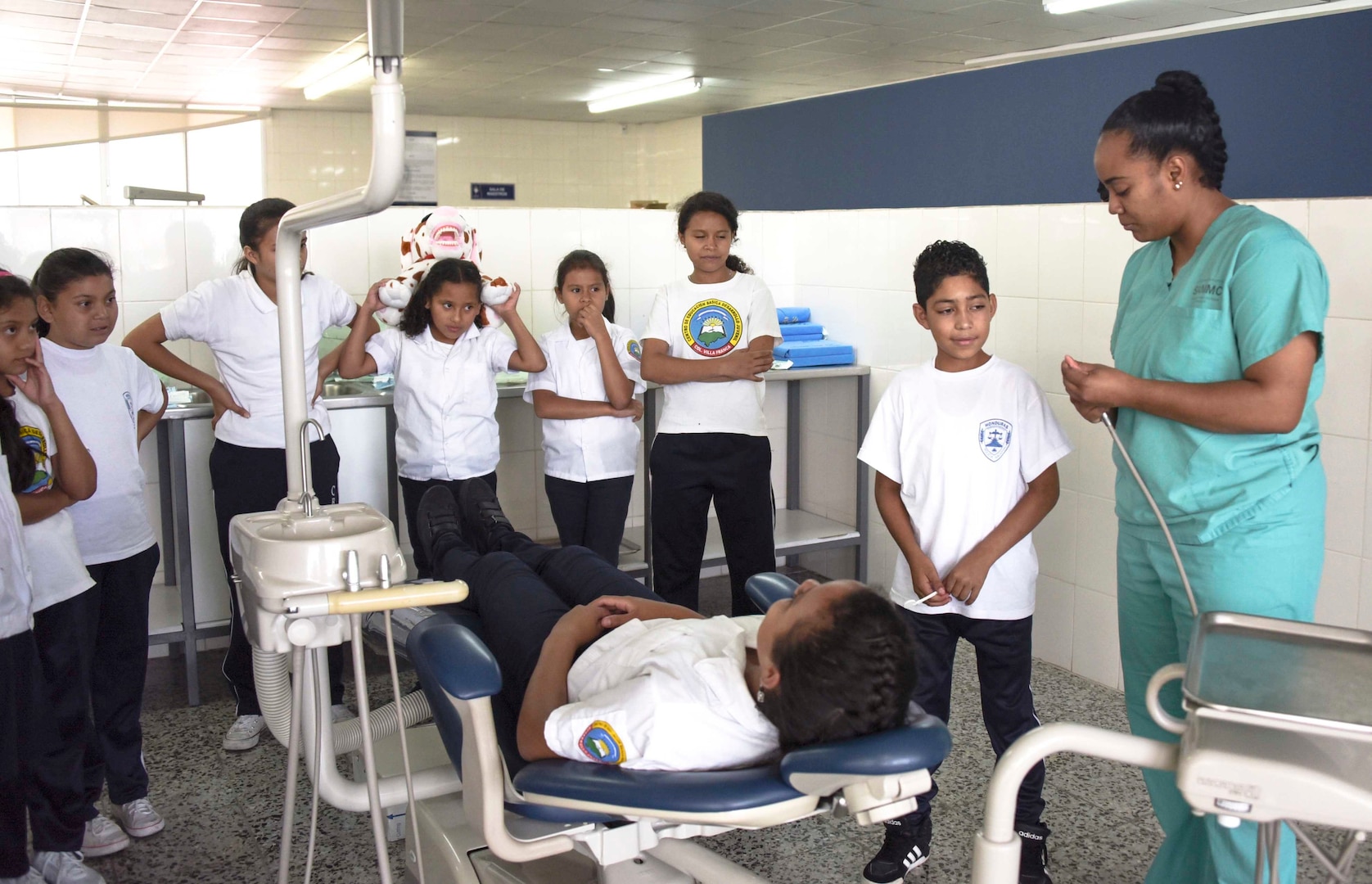 Regional Health Command Central provides pediatric dental services in Honduras