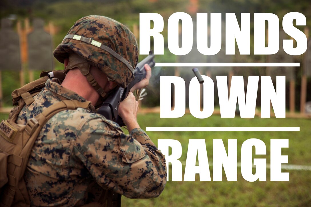 Lance Cpl. John O’Connor fires an M1014 shotgun during a shotgun tactical proficiency range at Camp Hansen, Okinawa, Japan, Sept. 25, 2018. Combat engineers with 1st Platoon, Bravo Company, 9th Engineer Support Battalion, 3rd Marine Logistics Group, practiced ballistic breaching with M1014 shotguns, which are used in operations by holding the weapon away from their body and directly against doorways to shatter locks, hinges and door frames. Combat engineers often augment infantry units during exercises and deployments, which requires tactical proficiency with multiple weapons systems. O’Connor, a combat engineer with 1st Plt., Bravo Co., 9th ESB, 3rd MLG, is a native of Torrington, Connecticut. (U.S. Marine Corps photo by Pfc. Mark Fike)