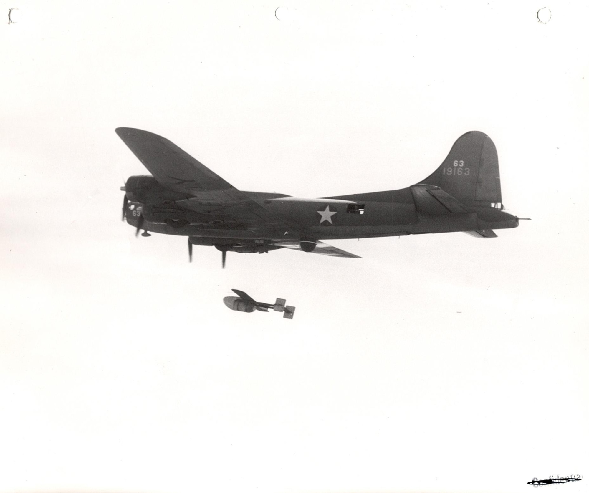 GB-1 dropped from a B-17.