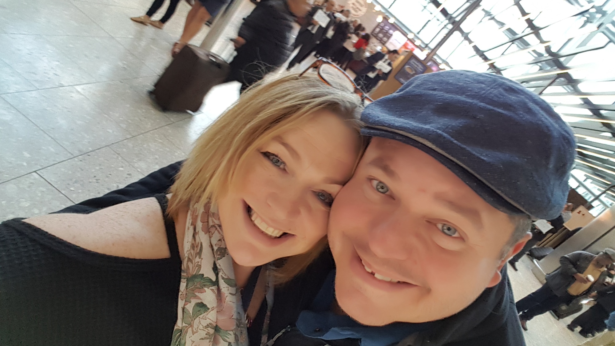 Dawn Weiss Smith poses with her husband, Joseph. Smith is an Air Force spouse, mother of four and survived Stage Three breast cancer in 2010. (Courtesy photo)