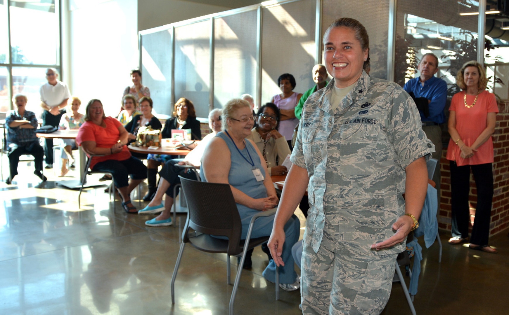 Retirees visit new operations center on DSCR