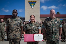 Marine Corps Air Station Camp Pendleton Command Photo and Award Ceremony