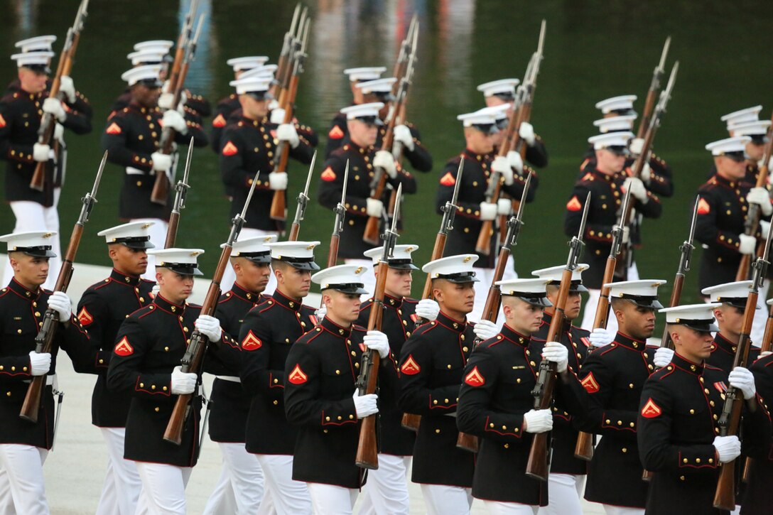 Marine Band Admin Clerk Serves as Parade Commander