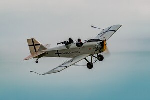 DAYTON, Ohio -- World War I replica aircraft took to the skies during the eleventh WWI Dawn Patrol Rendezvous at the National Museum of the U.S. Air Force on Sept. 22-23, 2018. (Courtesy photo by Courtney Caillouet)