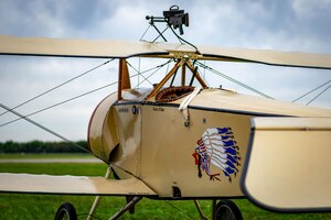 DAYTON, Ohio -- World War I replica aircraft took to the skies during the eleventh WWI Dawn Patrol Rendezvous at the National Museum of the U.S. Air Force on Sept. 22-23, 2018. (Courtesy photo by Courtney Caillouet)