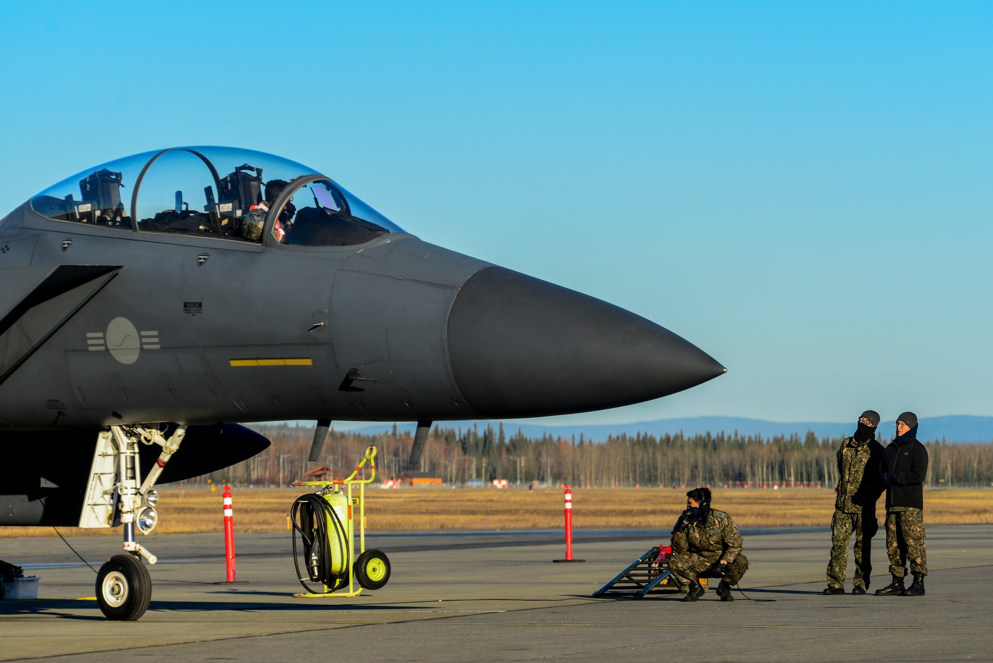 The ROKAF is here for RED FLAG-Alaska 19-1, an exercise aimed to test participating units' combat readiness.