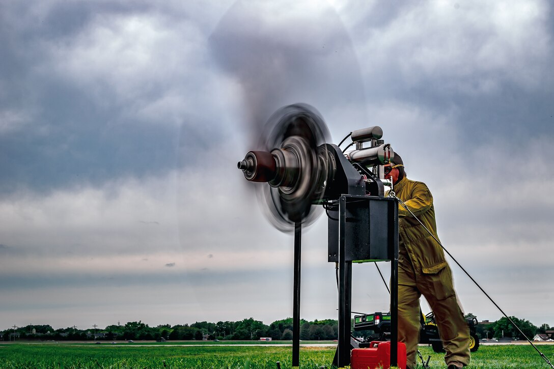 DAYTON, Ohio -- World War I replica aircraft took to the skies and engine start-ups could be seen during the eleventh WWI Dawn Patrol Rendezvous  at the National Museum of the U.S. Air Force on Sept. 22-23, 2018.  (Courtesy photo by Courtney Caillouet)