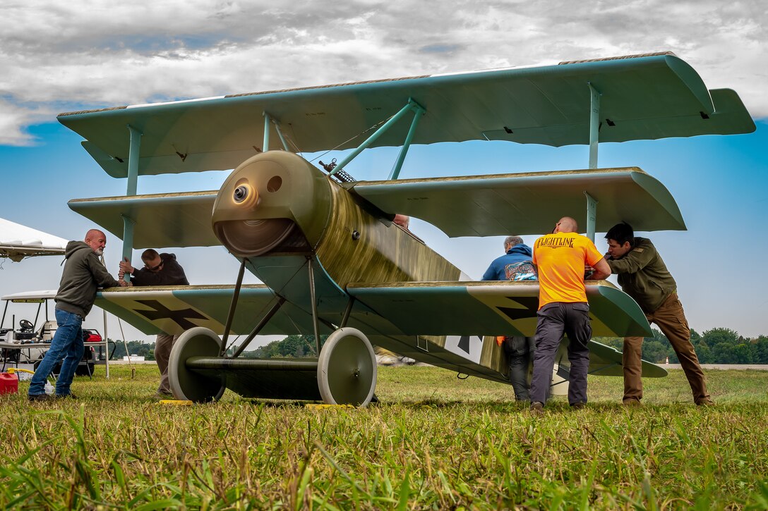 DAYTON, Ohio -- World War I replica aircraft took to the skies and engine start-ups could be seen during the eleventh WWI Dawn Patrol Rendezvous  at the National Museum of the U.S. Air Force on Sept. 22-23, 2018.  (Courtesy photo by Courtney Caillouet)