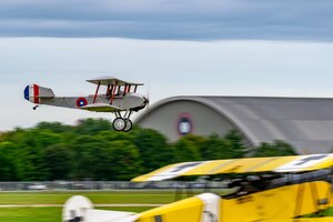 DAYTON, Ohio -- World War I replica aircraft took to the skies during during the eleventh WWI Dawn Patrol Rendezvous at the National Museum of the U.S. Air Force on Sept. 22-23, 2018.  (Courtesy photo by Courtney Caillouet)