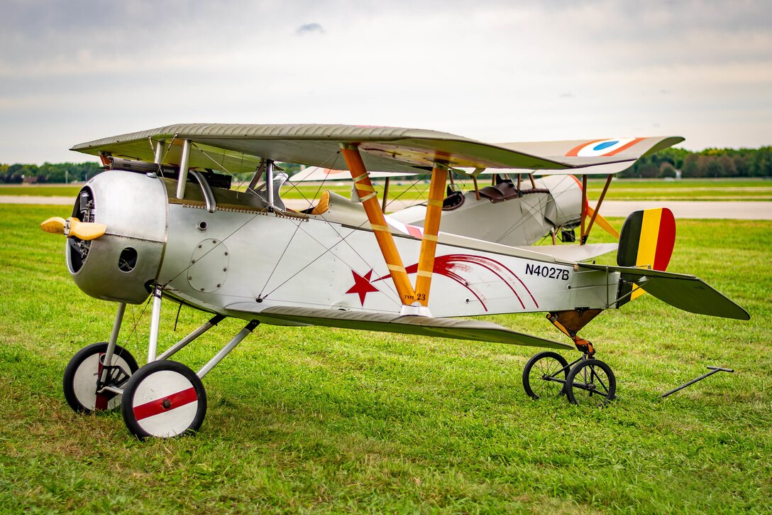 DAYTON, Ohio -- World War I replica aircraft took to the skies during during the eleventh WWI Dawn Patrol Rendezvous at the National Museum of the U.S. Air Force on Sept. 22-23, 2018. (Courtesy photo by Courtney Caillouet)