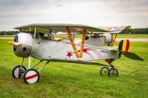 DAYTON, Ohio -- World War I replica aircraft took to the skies during during the eleventh WWI Dawn Patrol Rendezvous at the National Museum of the U.S. Air Force on Sept. 22-23, 2018. (Courtesy photo by Courtney Caillouet)