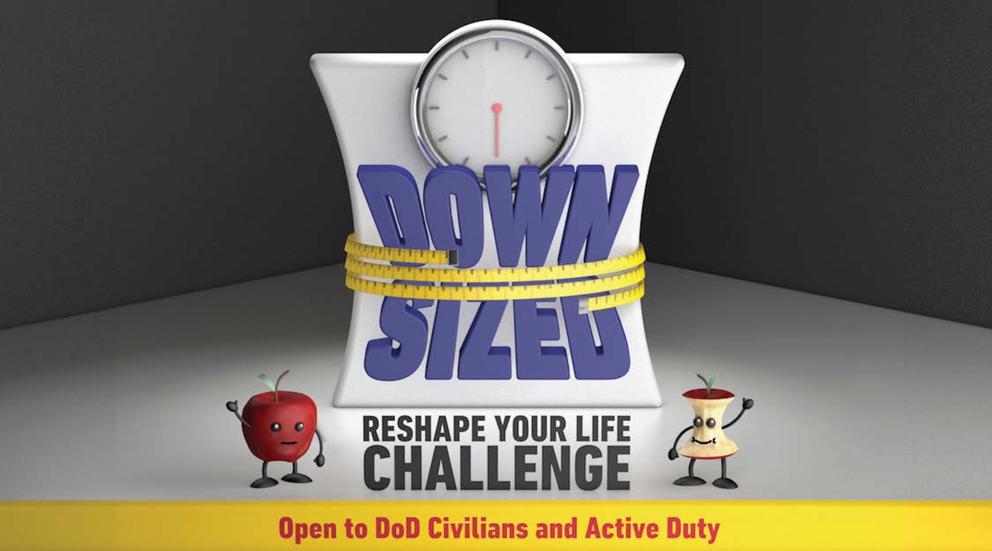 Reshape your life this fall with the 2018 DOWNSIZED Challenge. (U.S. Air Force graphic)