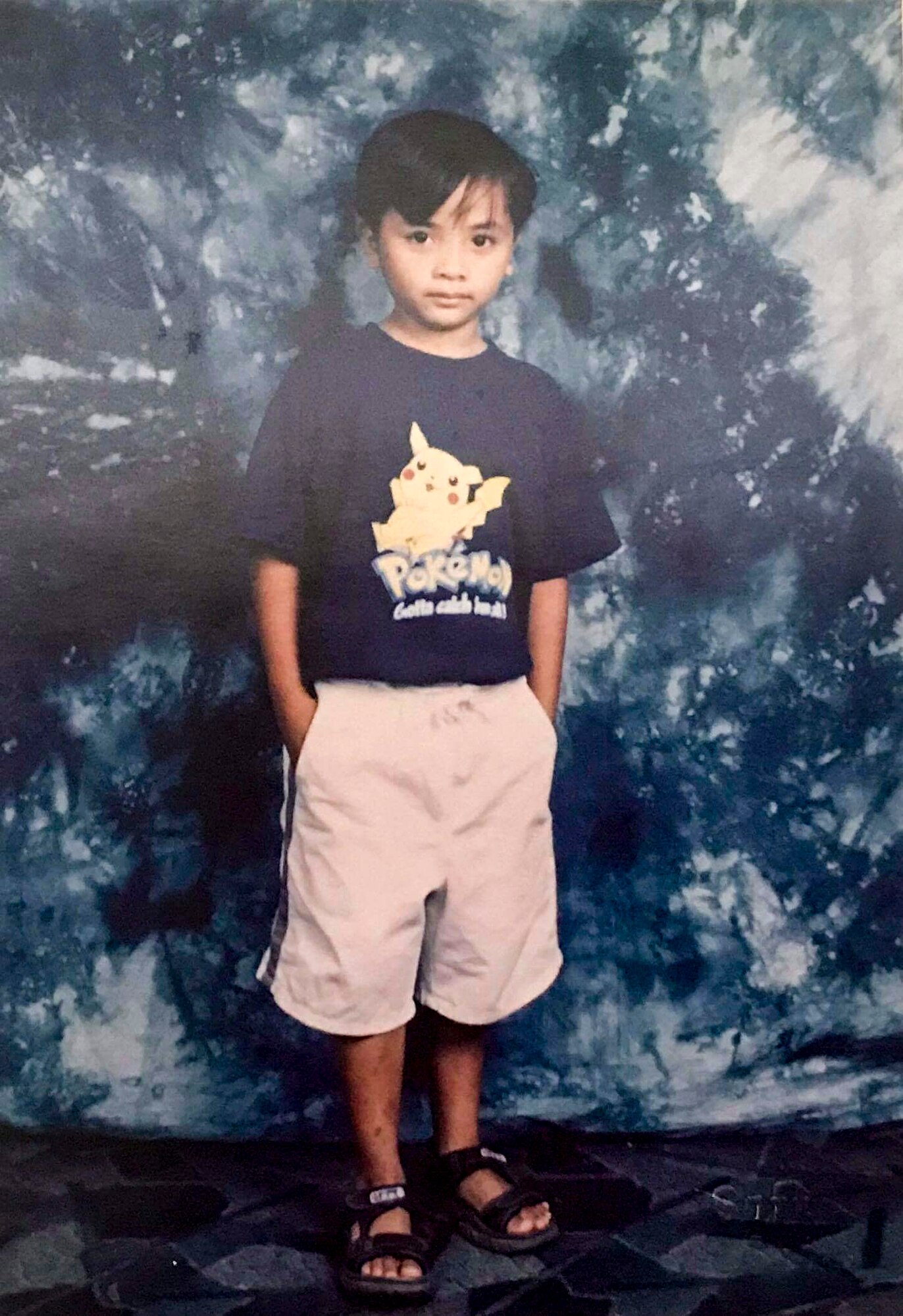 U.S. Air Force Senior Airman John Santos Zafra at age seven. (Courtesy Photo)