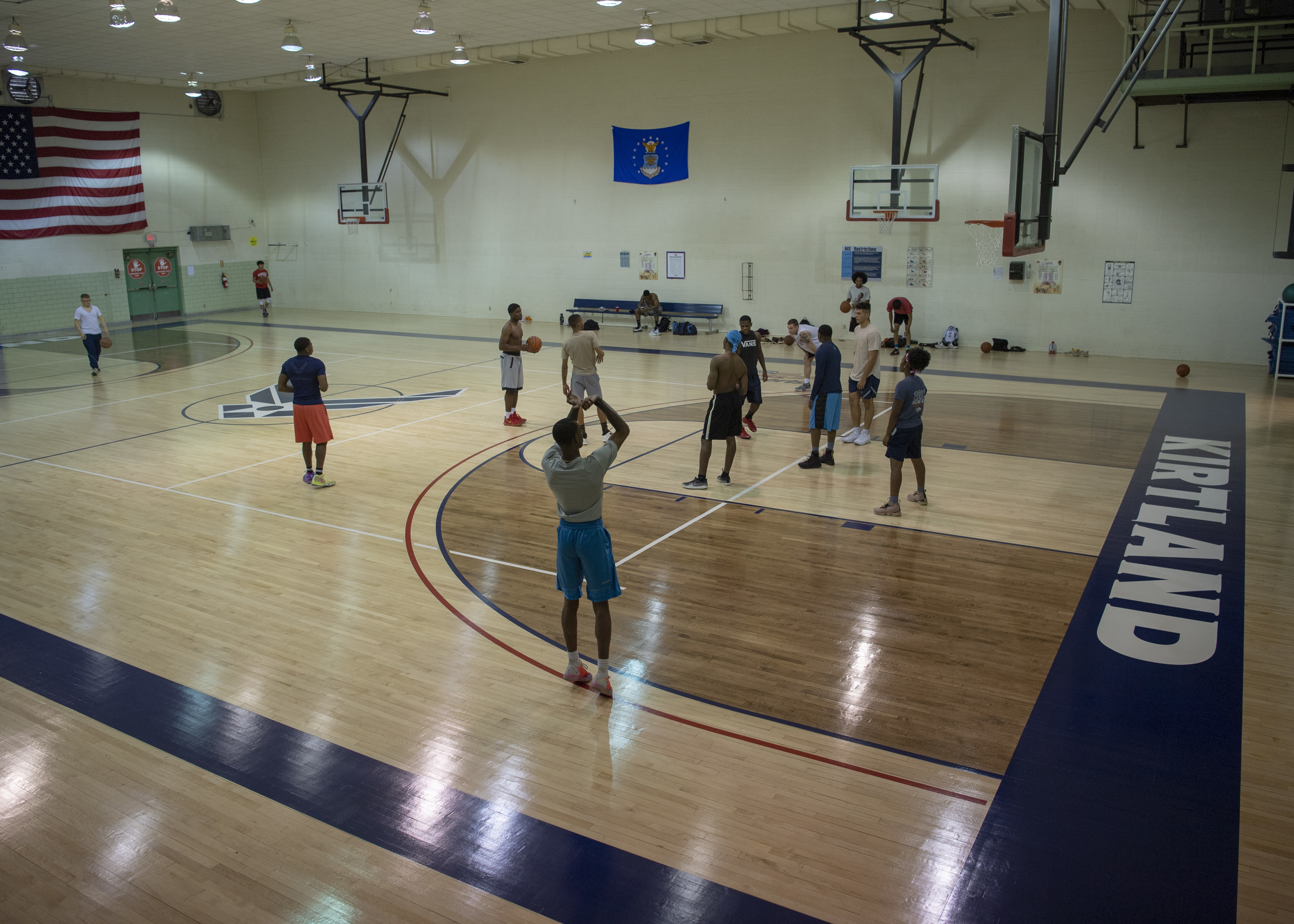 New Court Graces West Fitness Center Re Opening Kirtland Air